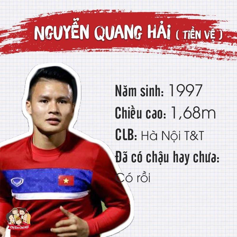 Người hùng của u23 việt nam quang hải ngoài đời siêng mặc đồ đôi cực chất cùng bạn gái