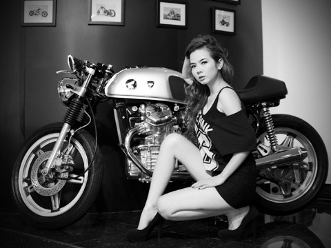  người mẫu honda cafe racer ở sài gòn 