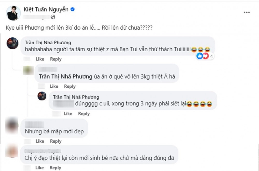 Nhã phương về quê tăng hẳn 3kg cđm tìm mỏi mắt không thấy chút mỡ bụng