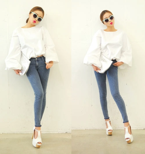 Nổi loạn với sơ mi trắng