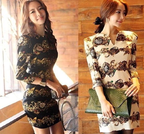 Nữ công sở rạng ngời hơn với váy hoa