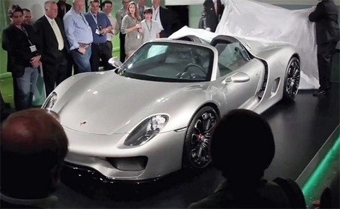  porsche 918 spyder lộ diện ở new york 