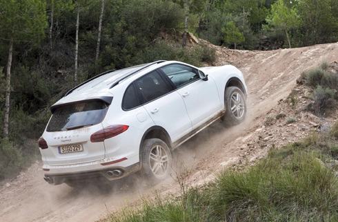  porsche cayenne 2015 - khi nhà giàu leo núi 