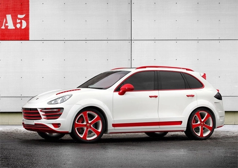  porsche cayenne độ phiên bản rồng đỏ 