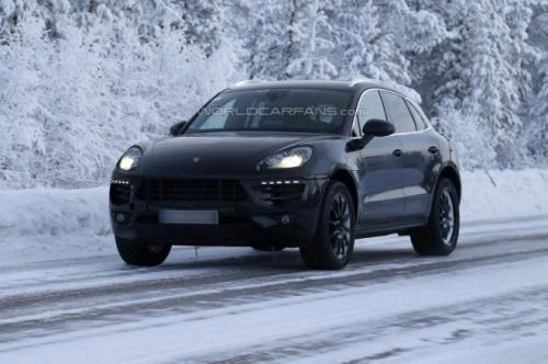  porsche macan trên đường thử 