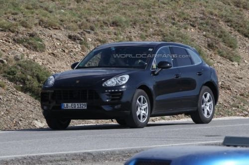  porsche macan trên đường thử 