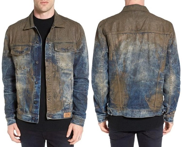 Quần jeans dính bùn bẩn lem nhem có giá 10 triệu đồng gây choáng