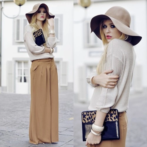 Quần suông thỏa mãn sự phá cách