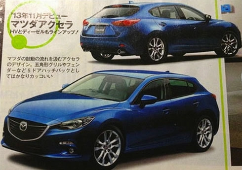  rò rỉ ảnh mazda3 thế hệ mới 