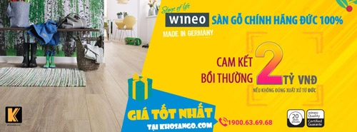 Sàn gỗ wineo của đức xu hướng mới trong việc lựa chọn vật liệu lát sàn