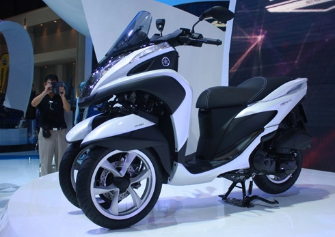  scooter 3 bánh yamaha tricity ra mắt tại đông nam á 