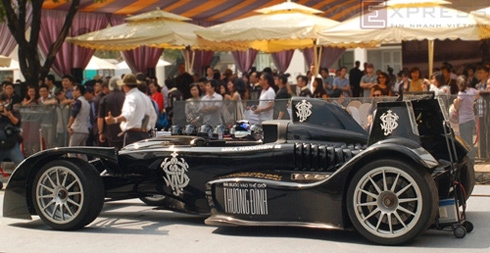  siêu xe caparo t1 drift trên phố sài thành 