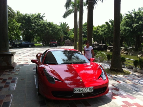  siêu xe ferrari 458 italia biển đẹp 