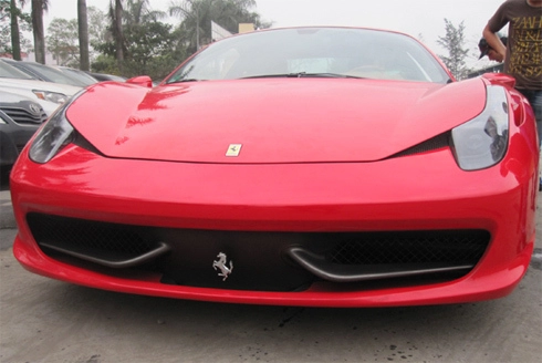  siêu xe ferrari 458 italia màu đỏ về việt nam 