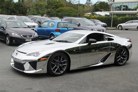  siêu xe lexus lfa đầu tiên mạ crôm 