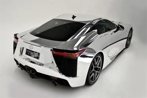  siêu xe lexus lfa đầu tiên mạ crôm 