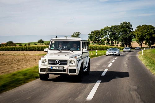  siêu xe mercedes slr 270 kmh vượt núi 