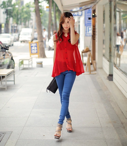 Sơ mi không tay cho công sở mát mẻ