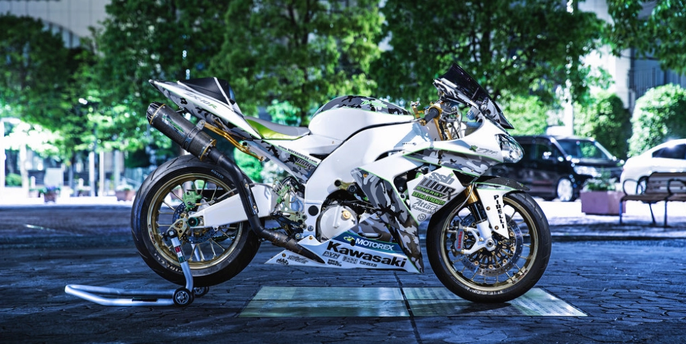 Sport bike sát nài zx10r chất chơi của các biker nước ngoài