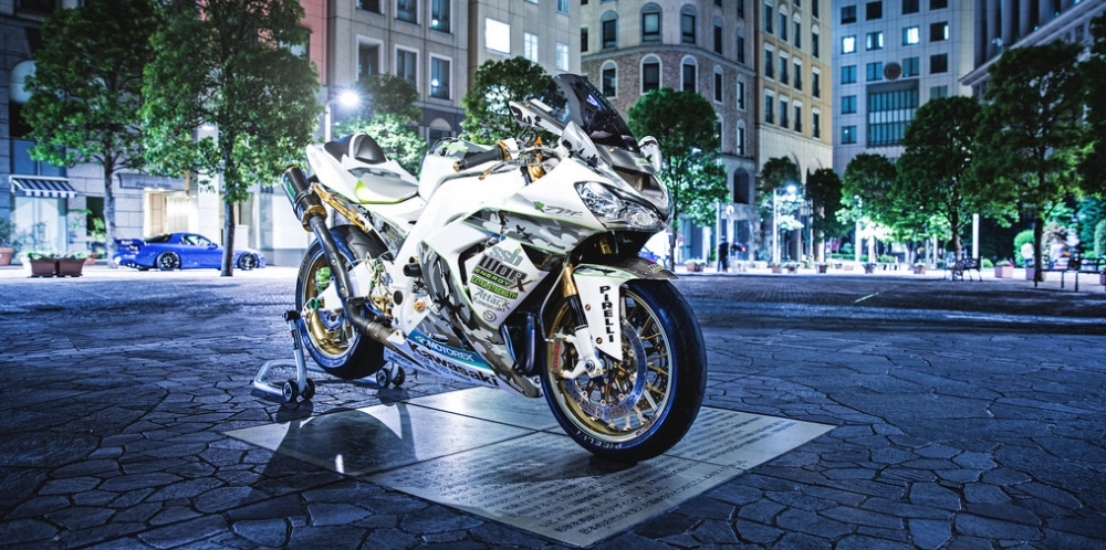 Sport bike sát nài zx10r chất chơi của các biker nước ngoài