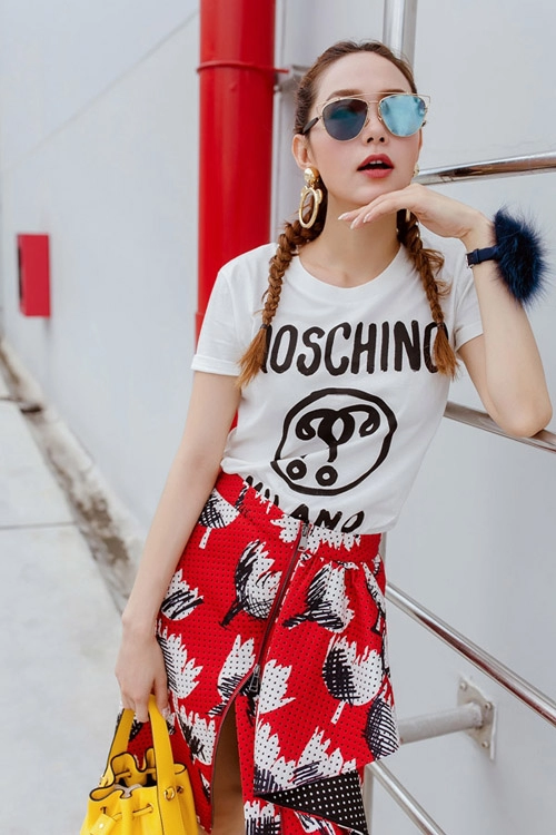 Sững sờ khi biết giá những chiếc áo phông yêu thích của lý nhã kỳ thanh hằng