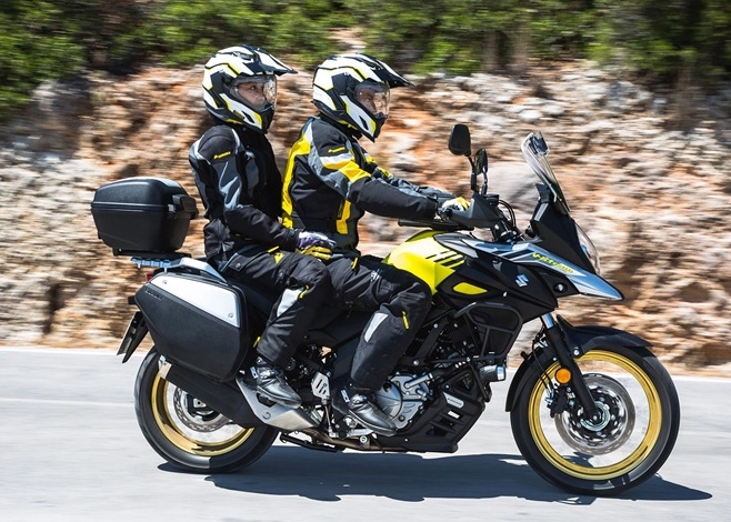 Suzuki v-strom 650 xt đang tiến gần đến việt nam