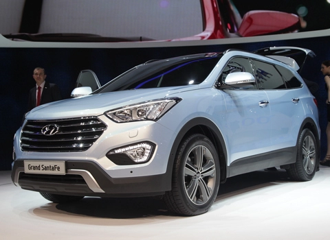  tân binh suv hyundai grand santa fe 