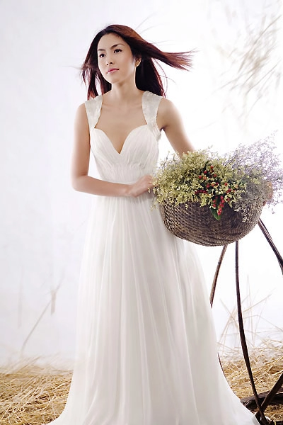 Tăng thanh hà mặc gì trong ngày vu quy