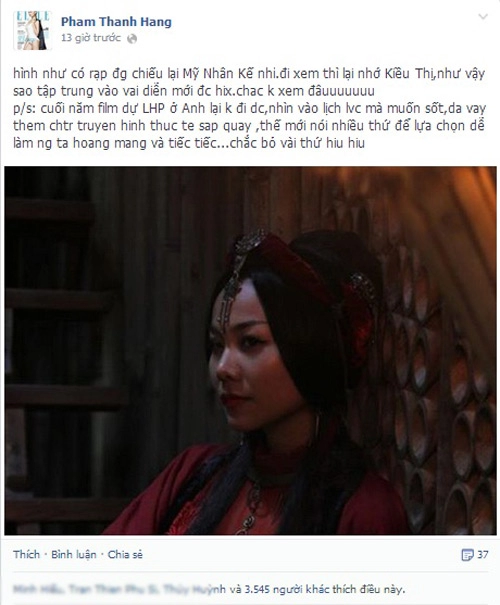 Thanh hằng thay thế vị trí xuân lan