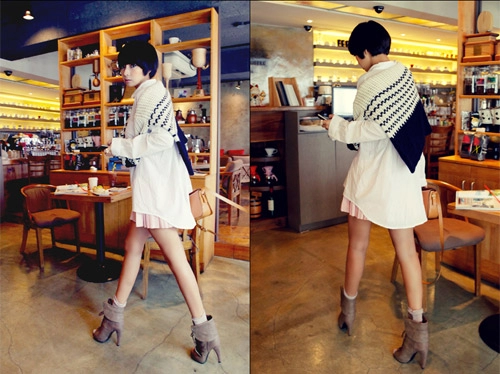 Thu sang khoe đôi chân sexy như gái hàn