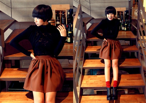 Thu sang khoe đôi chân sexy như gái hàn