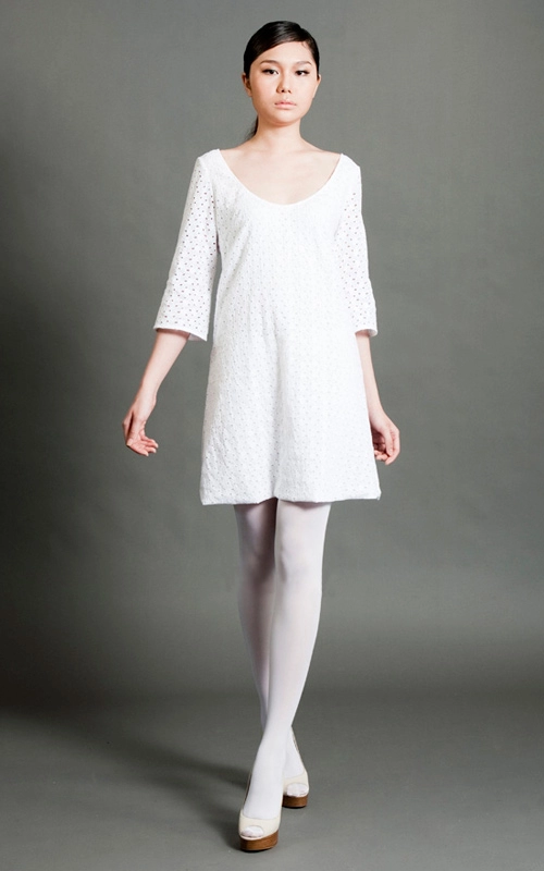 Trắng tinh khôi với thí sinh top model