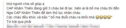 Trẻ bỏ nhà đi có tổ chức khẳng định vị trí để bố mẹ phải ân hận