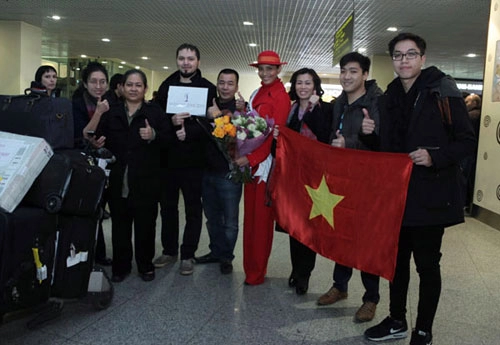 Trương thị may đã có mặt tại nga