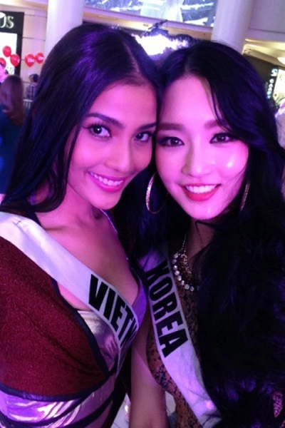 Trương thị may nổi bật tại miss universe