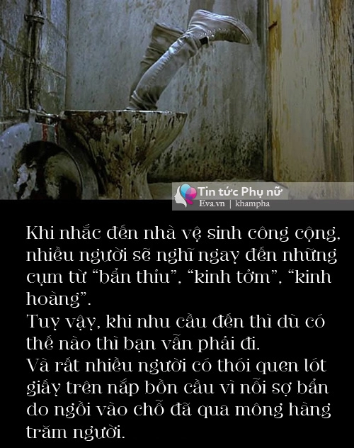 Từ bỏ ngay thói quen lót giấy vệ sinh quanh bồn cầu vì nó bẩn kinh hoàng