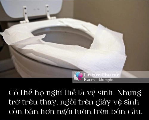 Từ bỏ ngay thói quen lót giấy vệ sinh quanh bồn cầu vì nó bẩn kinh hoàng