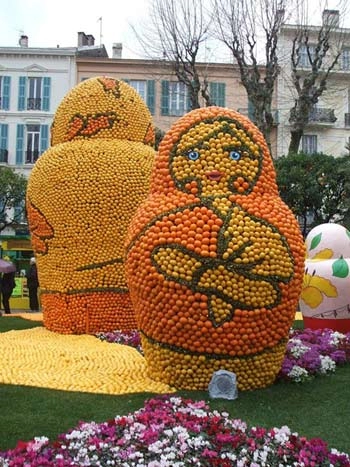 Tươi tắn sắc vàng lễ hội chanh ở pháp