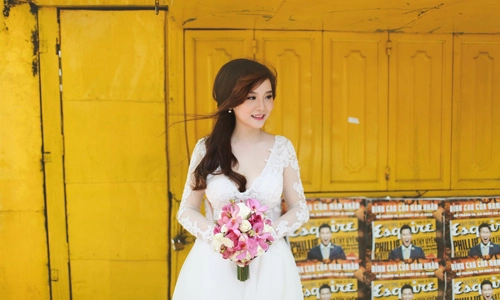 Váy cưới đẹp cho cô dâu nhỏ xinh