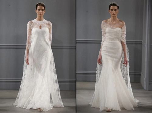 Váy cưới thơ mộng cho mùa xuân 2014