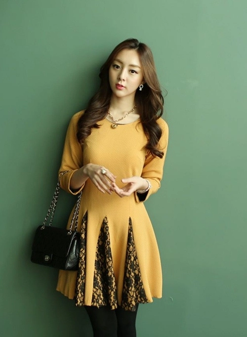 Váy đẹp cho nữ công sở ưa vẻ kín đáo