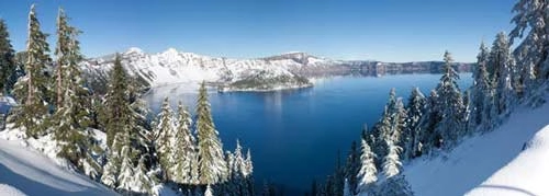 Vẻ đẹp huyền bí của công viên crater lake