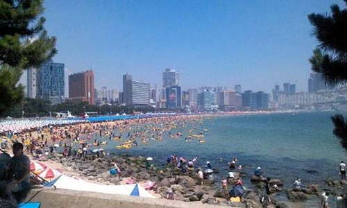 Vẻ đẹp quyến rũ của biển busan hàn quốc