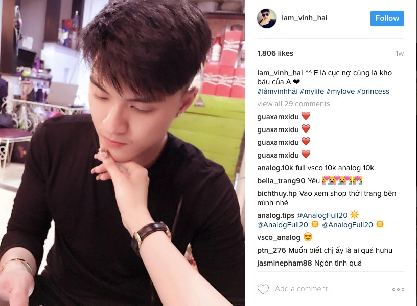 Vừa công khai yêu nhau lâm vinh hải và linh chi đã ngấm ngầm khoe vòng đôi