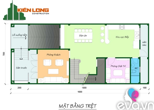 Xây 112m2 nhà mỹ mãn trên đất lý tưởng