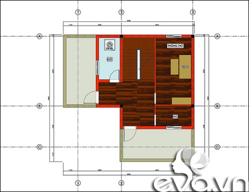 Xây 121m2 nhà phú thọ ăn đứt hàng xóm