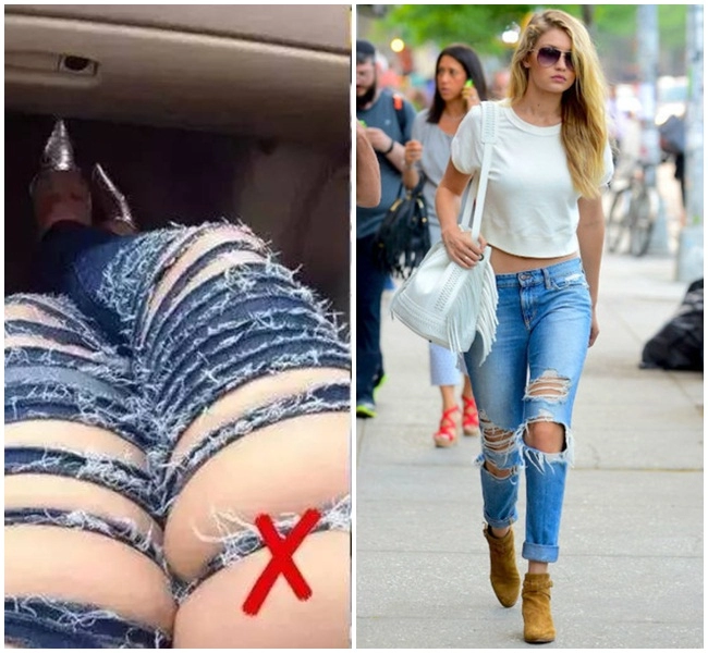 Xin đừng mặc quần jeans rách rưới một cách vô tội vạ