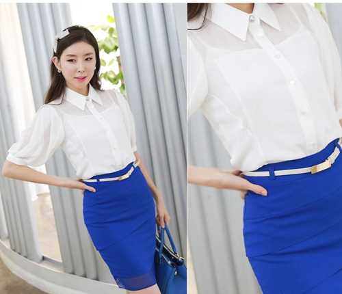 Xinh đẹp trong nắng cùng sơ mi trắng