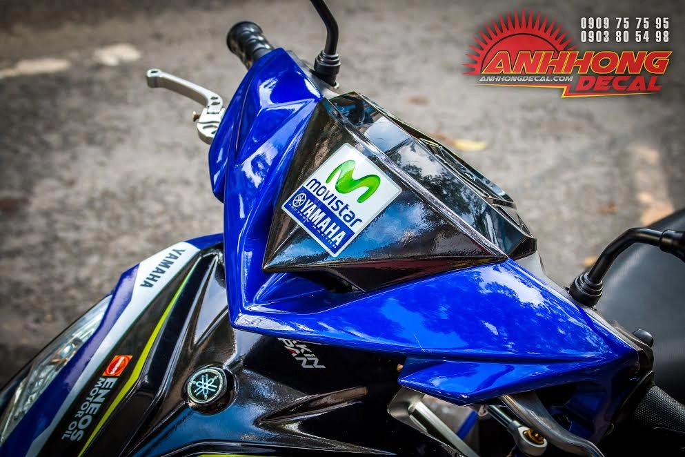 Yamaha mio độ phiên bản movistar ấn tượng