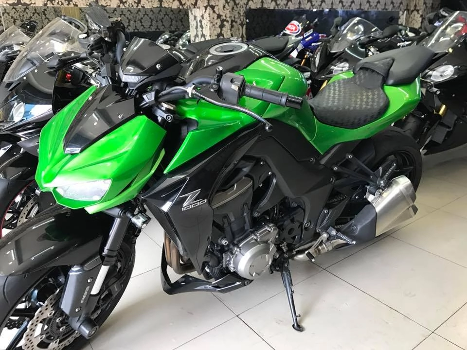 Z1000 20015 abs châu âu xanh đen 1 đời chủ đập thùng xe odo 4088km giá 315tr fix mạnh cho ace nhanh